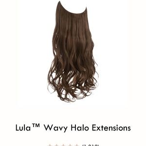 Dar brown 18” Lula hair halo